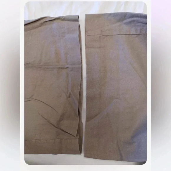 La Redoute Linen Blend Sand Colour Wide Leg Pants Size 12 - Picture 7 of 10